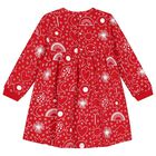 Girls Red Heart Dress Set, 1, hi-res