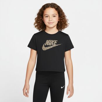 Girls Black Logo T-Shirt, 1 Girls Black Logo T-Shirt