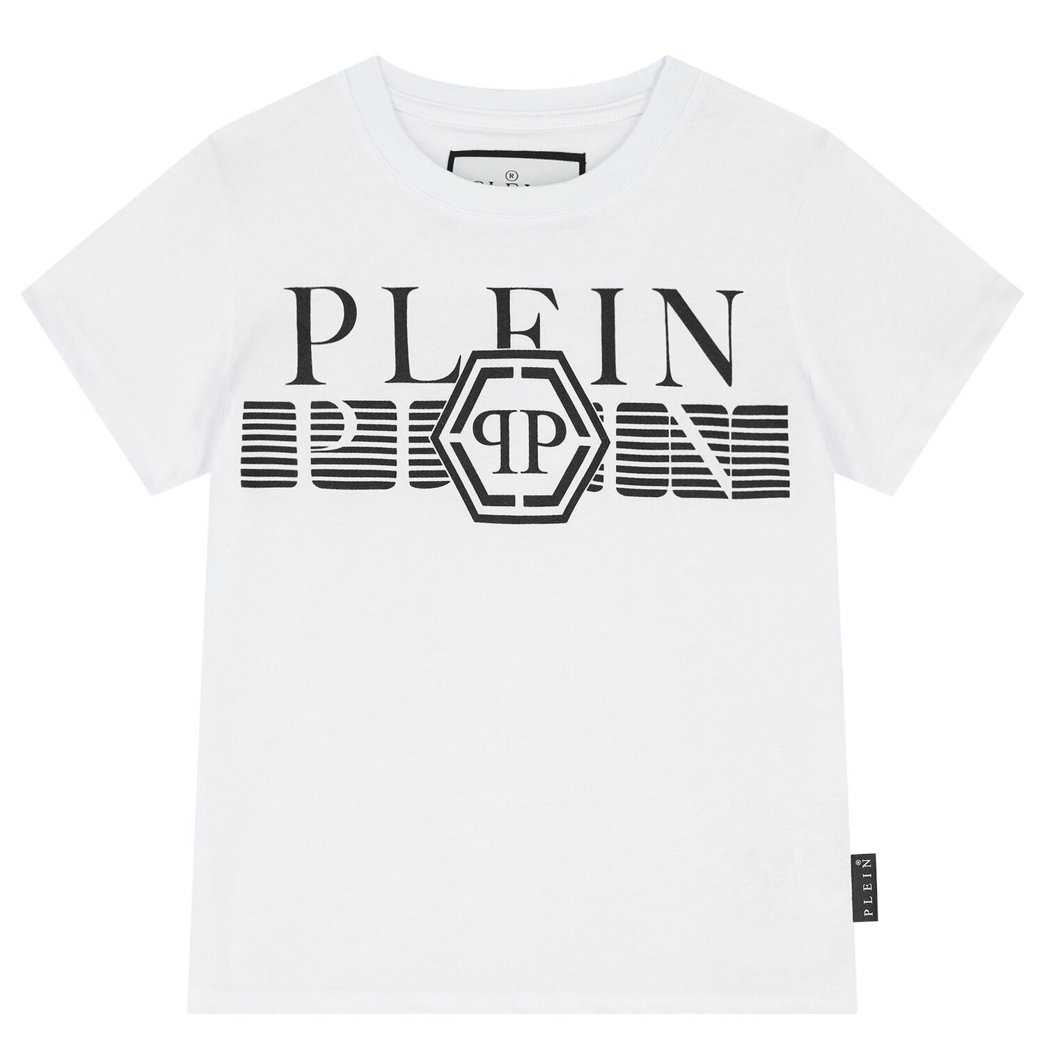 Boys White Logo T-Shirt, 1, hi-res image number null