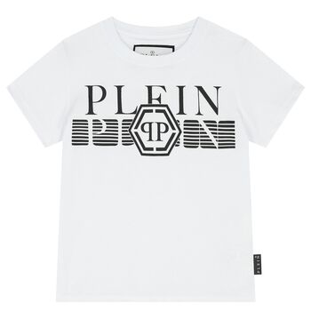 Boys White Logo T-Shirt