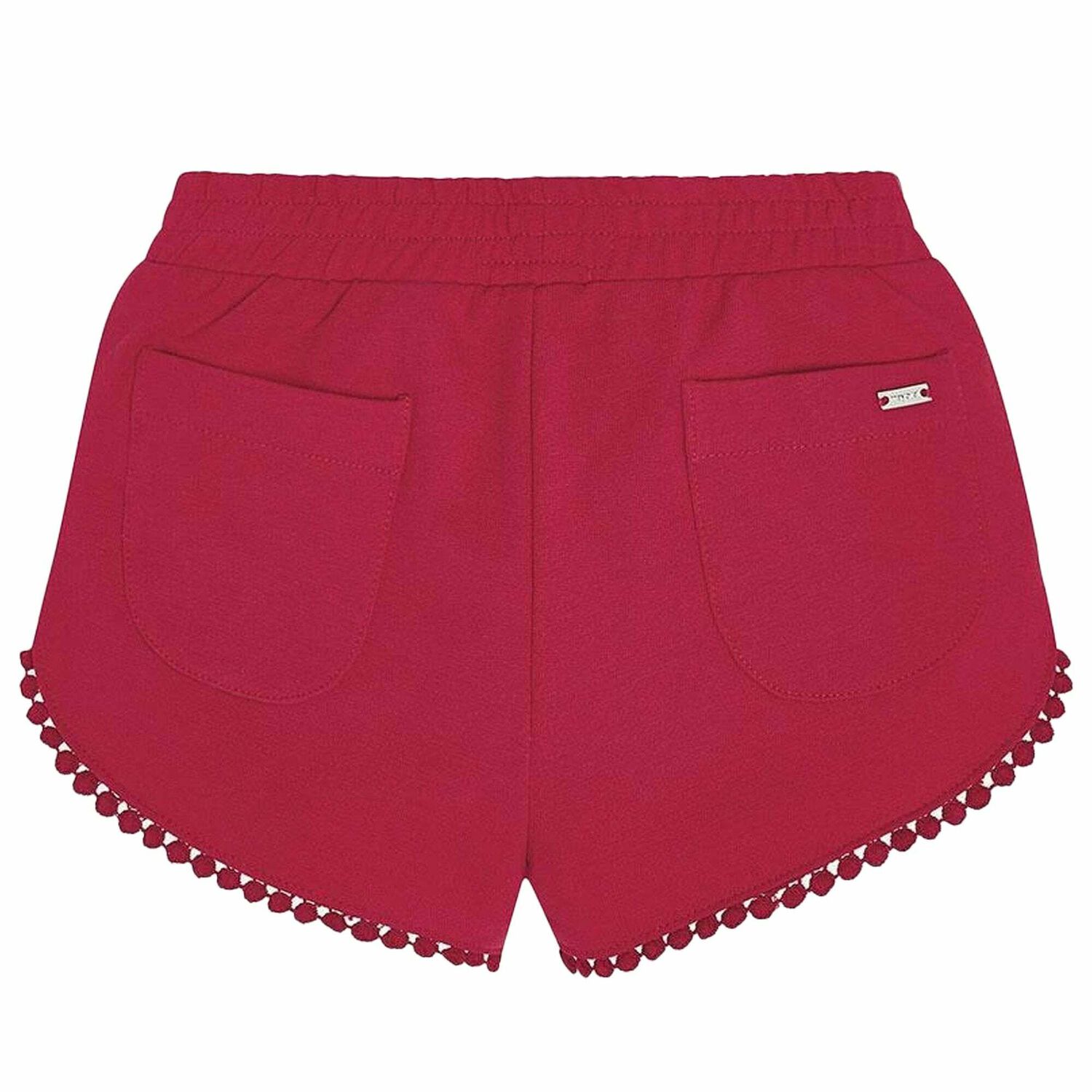 Girls Red Shorts, 4, hi-res