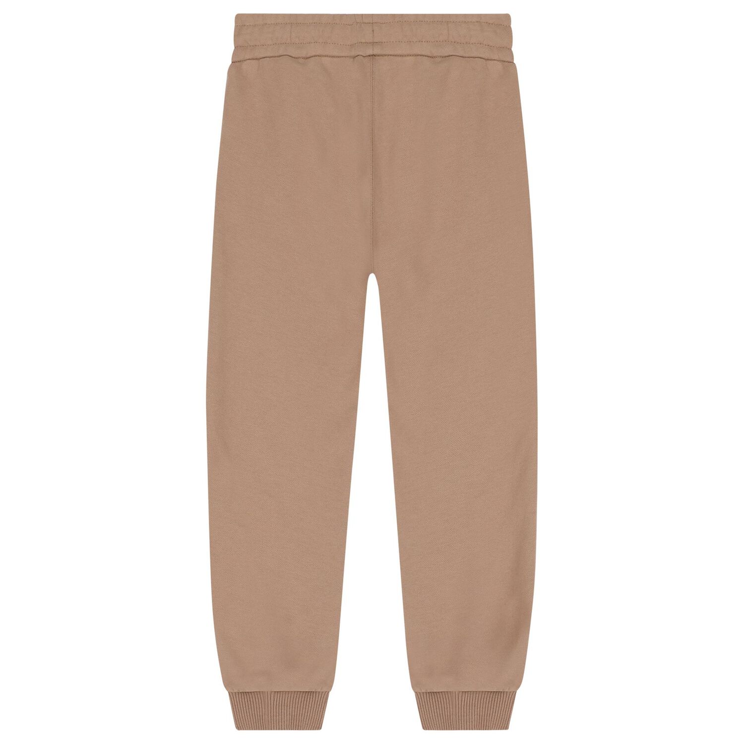 Girls Beige Logo Joggers, 1, hi-res image number null