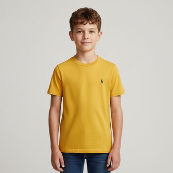 Boys Yellow Logo T-Shirt