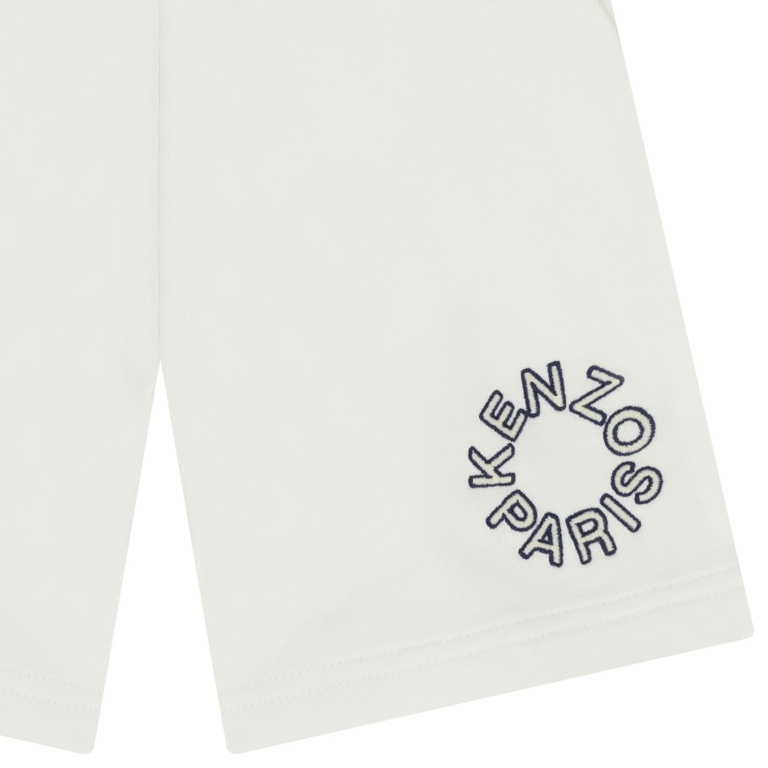 White Logo Shorts, 1, hi-res