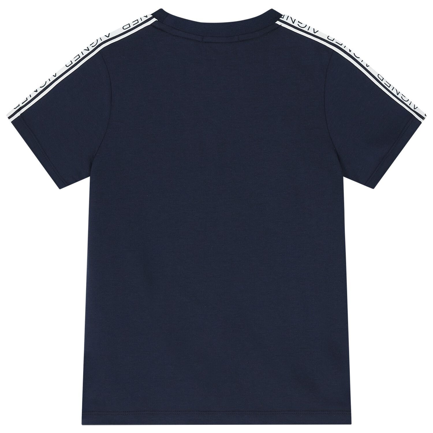 Boys Navy Blue Logo T-Shirt, 3, hi-res