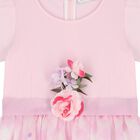 Girls Pink Floral Dress, 1, hi-res