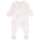 Baby Girls White & Pink Floral Babygrow Gift Set, 1, hi-res
