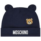 Navy Blue Teddy Bear Logo Babygrow Gift Set, 2, hi-res