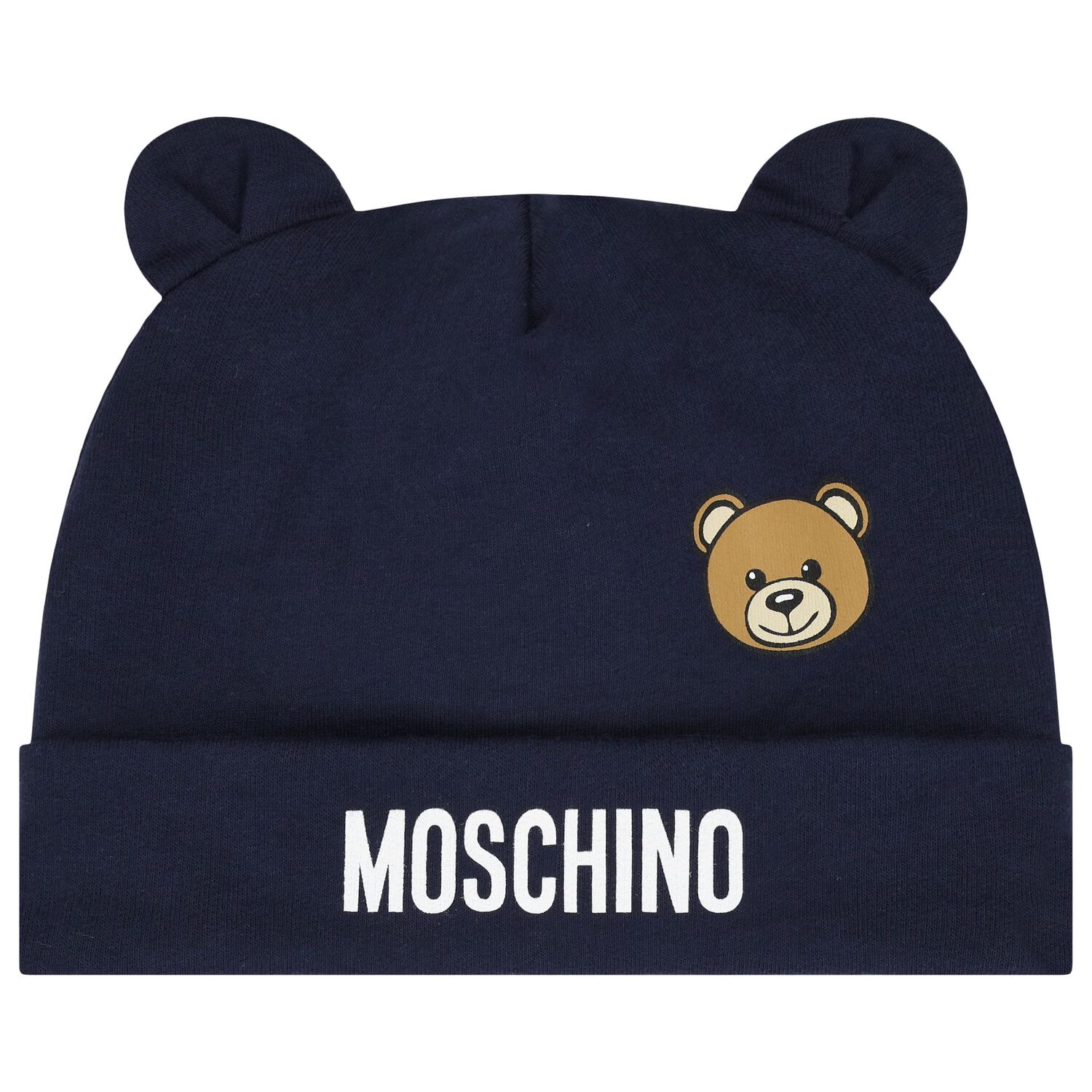 Navy Blue Teddy Bear Logo Babygrow Gift Set, 2, hi-res