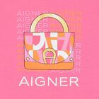 Younger Girls Pink Logo Bag Dress, 2, hi-res