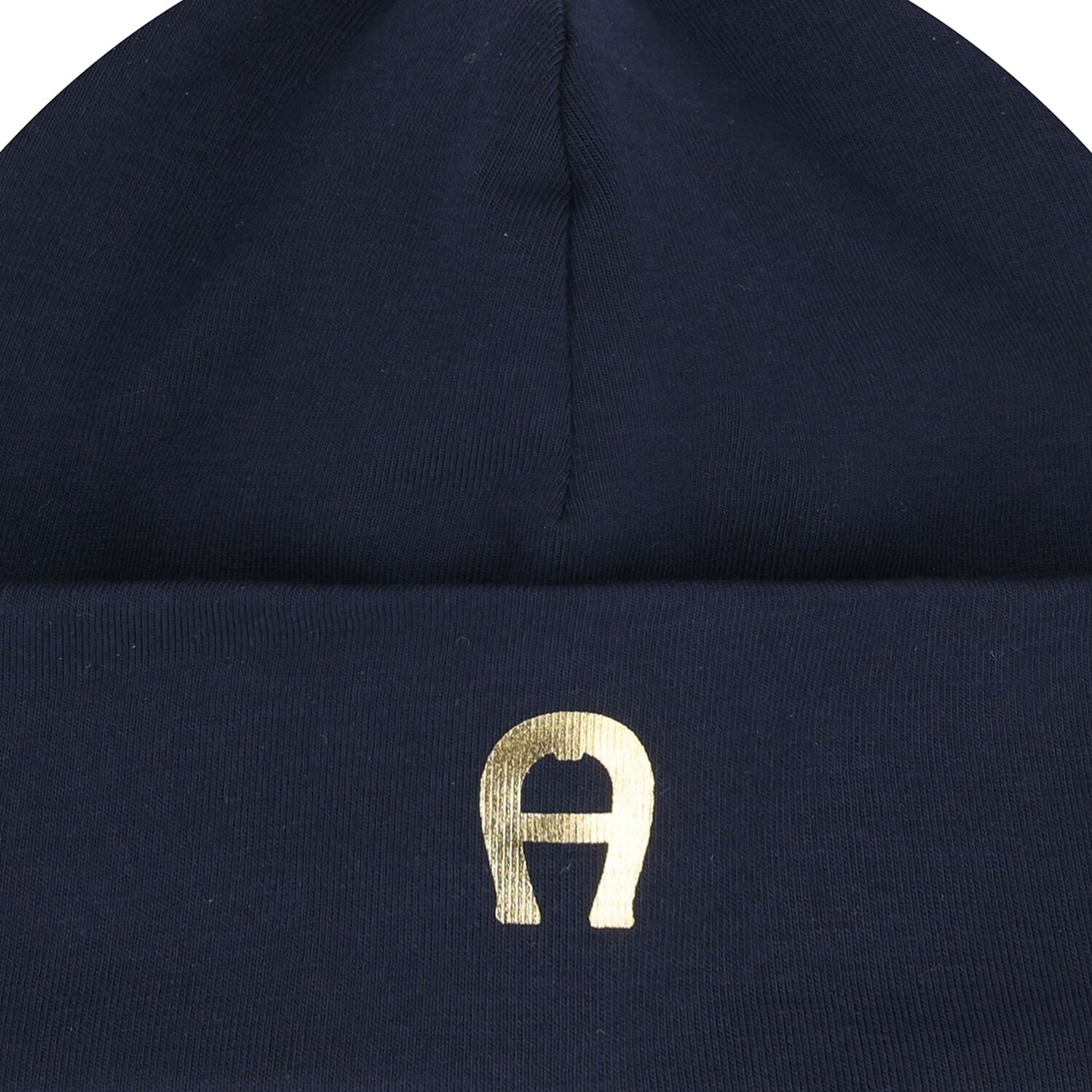 Baby Boys Navy Blue Logo Hat, 3, hi-res