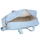 Blue Faux Leather Baby Changing Bag, 3, hi-res