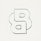 Girls Ivory & Silver Logo T-Shirt, 2, hi-res