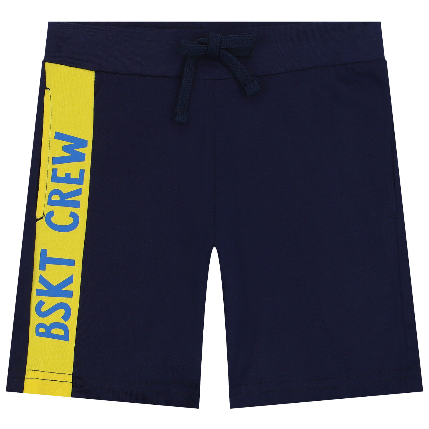 Boys Blue & Navy Blue Dogs Shorts Set, 3, hi-res