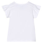 Girls White Doll T-Shirt, 1, hi-res
