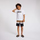 Boys Signature Striped Swim Shorts, 1, hi-res
