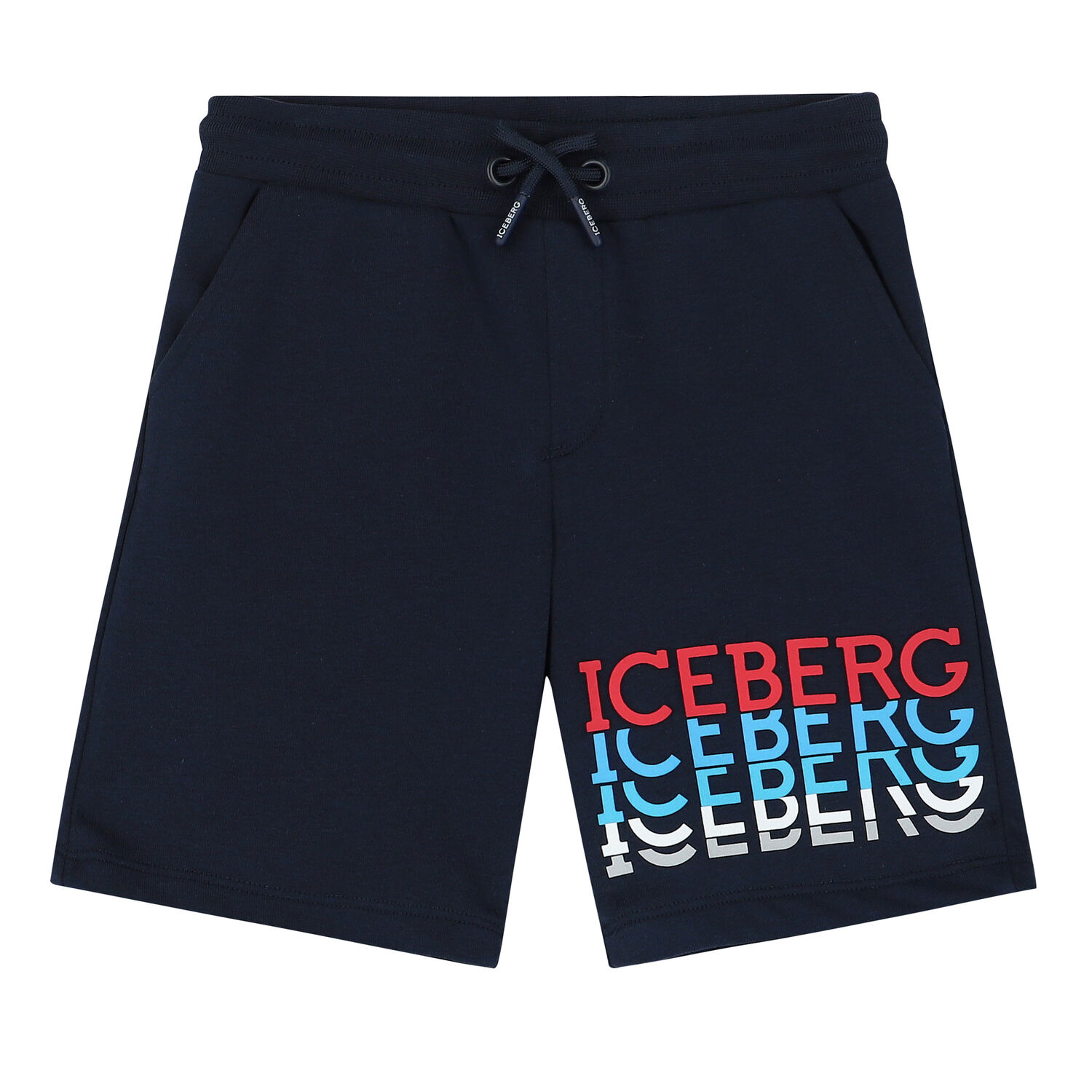 Boys Navy Logo Shorts, 1, hi-res image number null