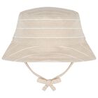 Younger Boys White & Beige Shorts Set, 2, hi-res