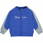 Boys Blue & Grey Logo Tracksuit, 1, hi-res