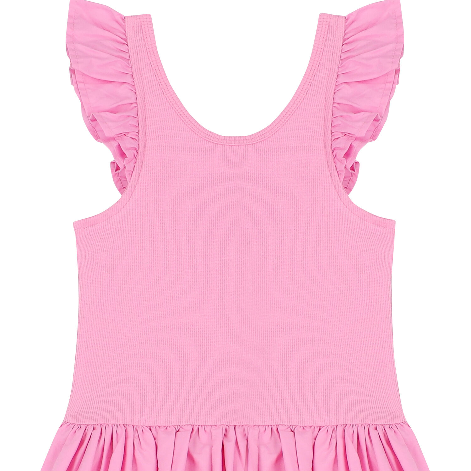 Girls Pink Ruffled Dress, 1, hi-res image number null