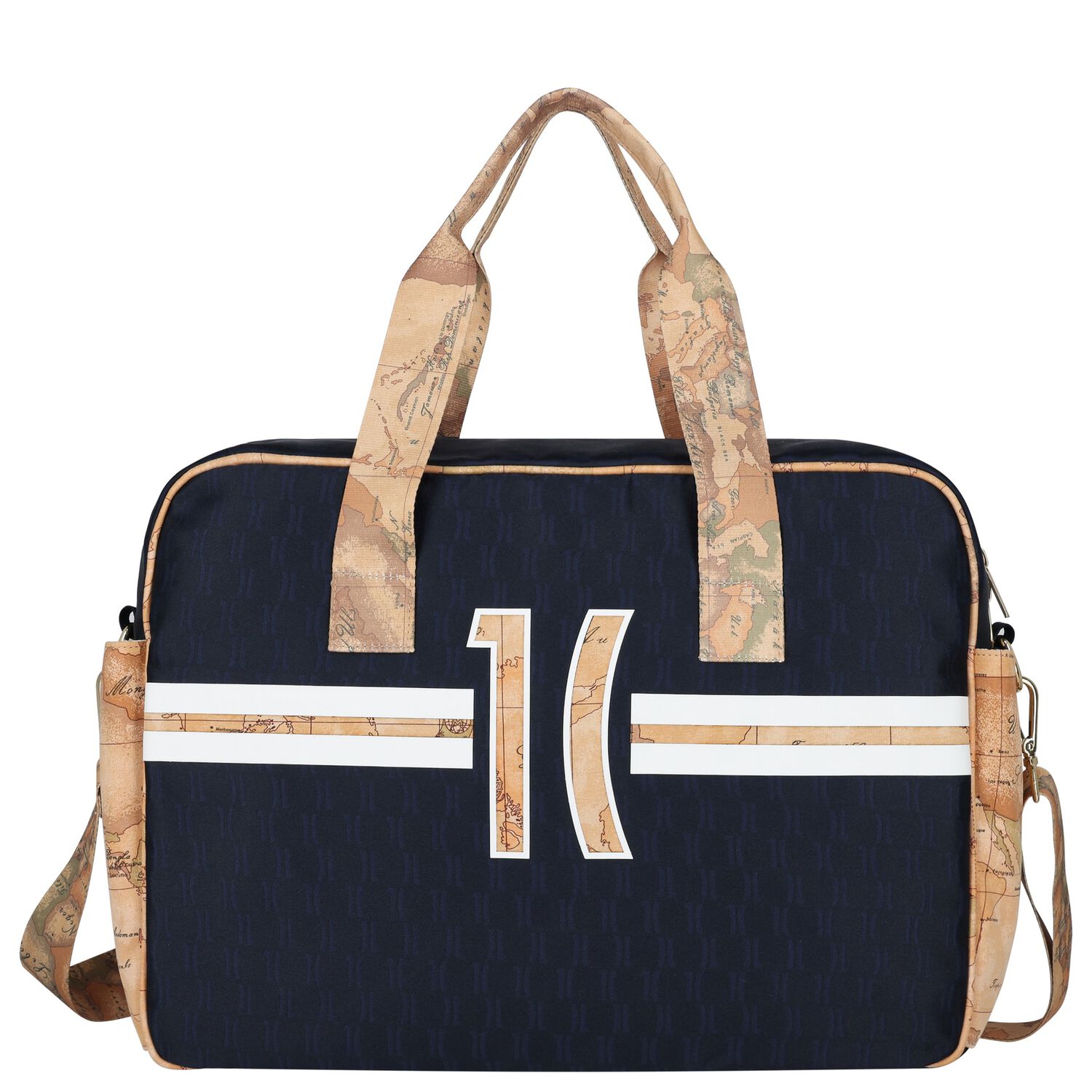 Navy Blue & Beige Baby Changing Bag, 1, hi-res