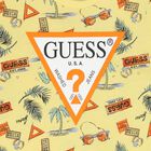 Boys Yellow & Navy Blue Logo Shorts Set, 1, hi-res