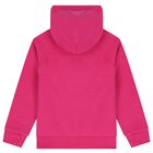 Girls Pink Logo Hooded Top, 1, hi-res