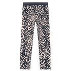 Girls Pink & Black Logo Leggings, 1, hi-res