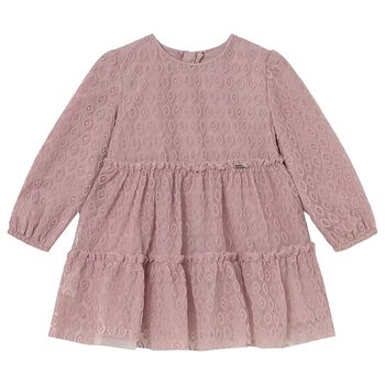 Younger Girls Pink Tulle Dress