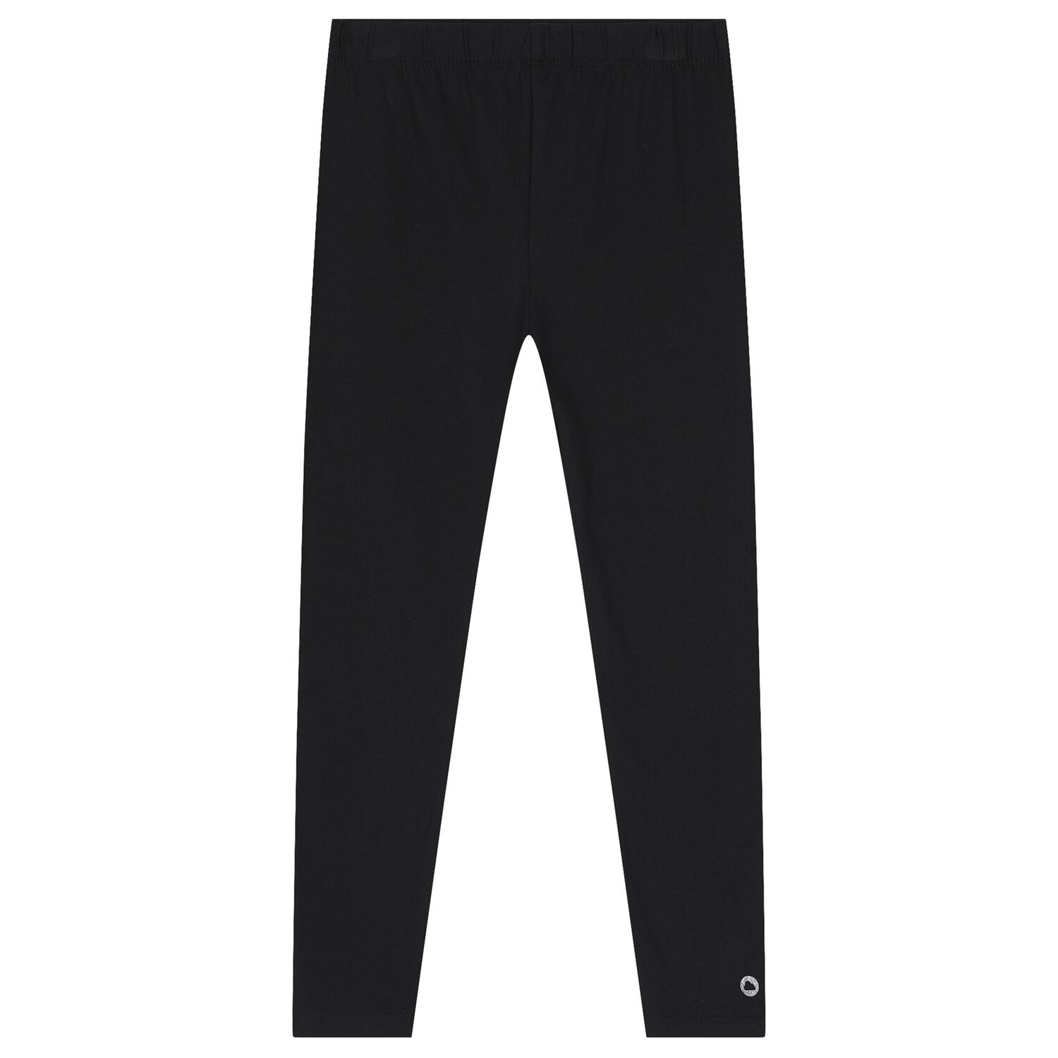 Girls Black Logo Leggings, 2, hi-res image number null