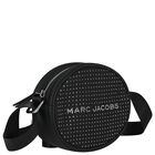 Girls Black Logo Rhinestone Bag, 1, hi-res
