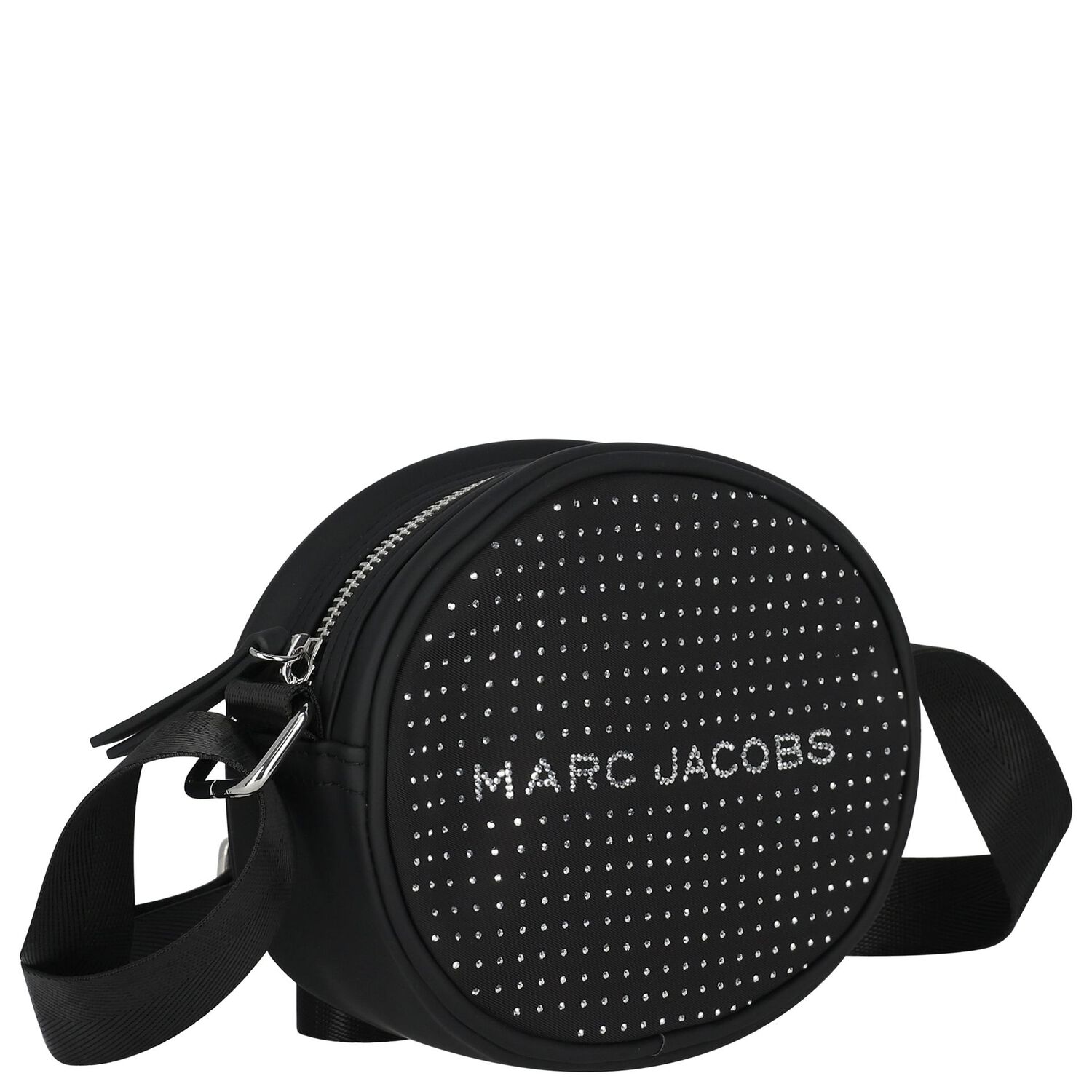 Girls Black Logo Rhinestone Bag, 1, hi-res