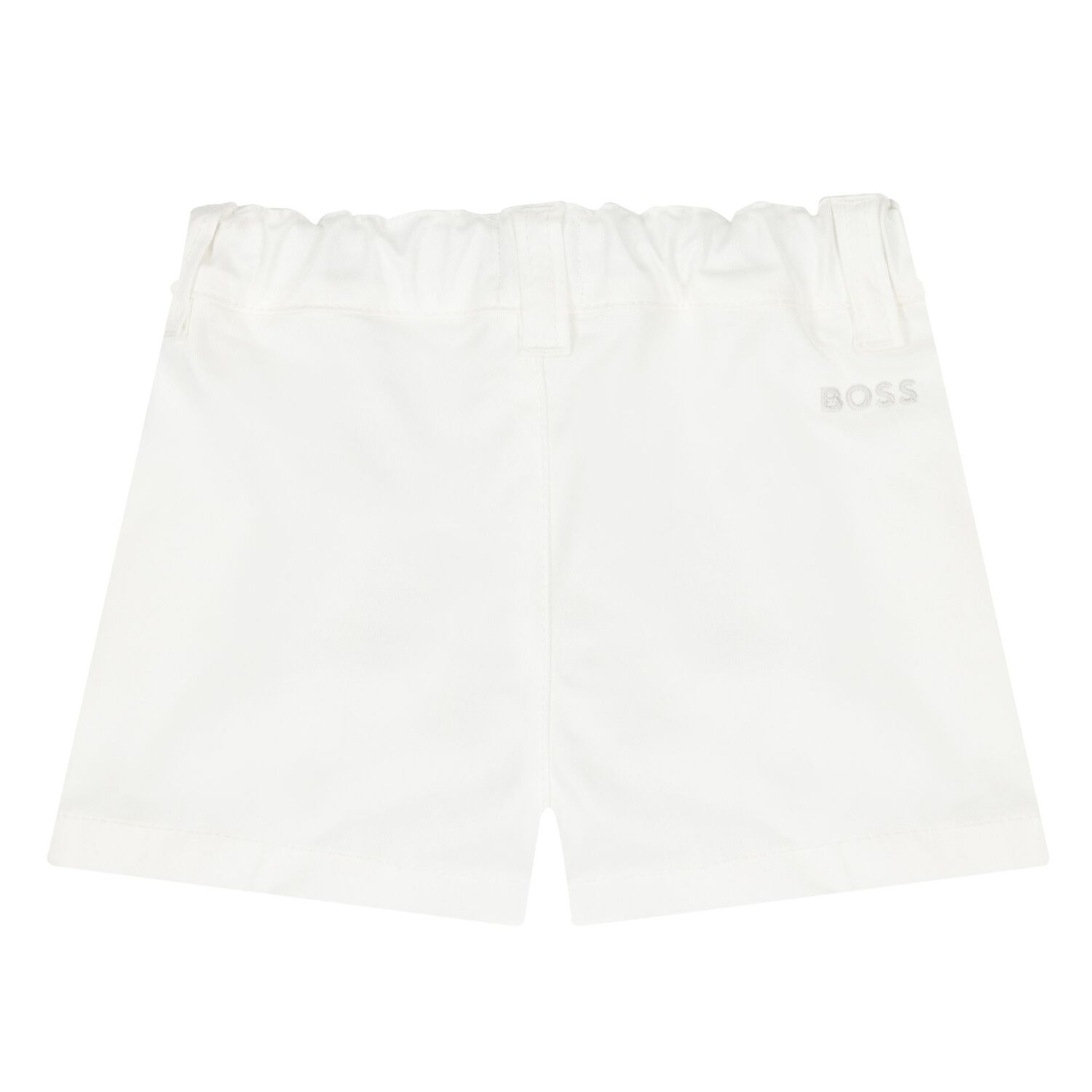 Baby Boys Blue & White Logo Shorts Set, 1, hi-res