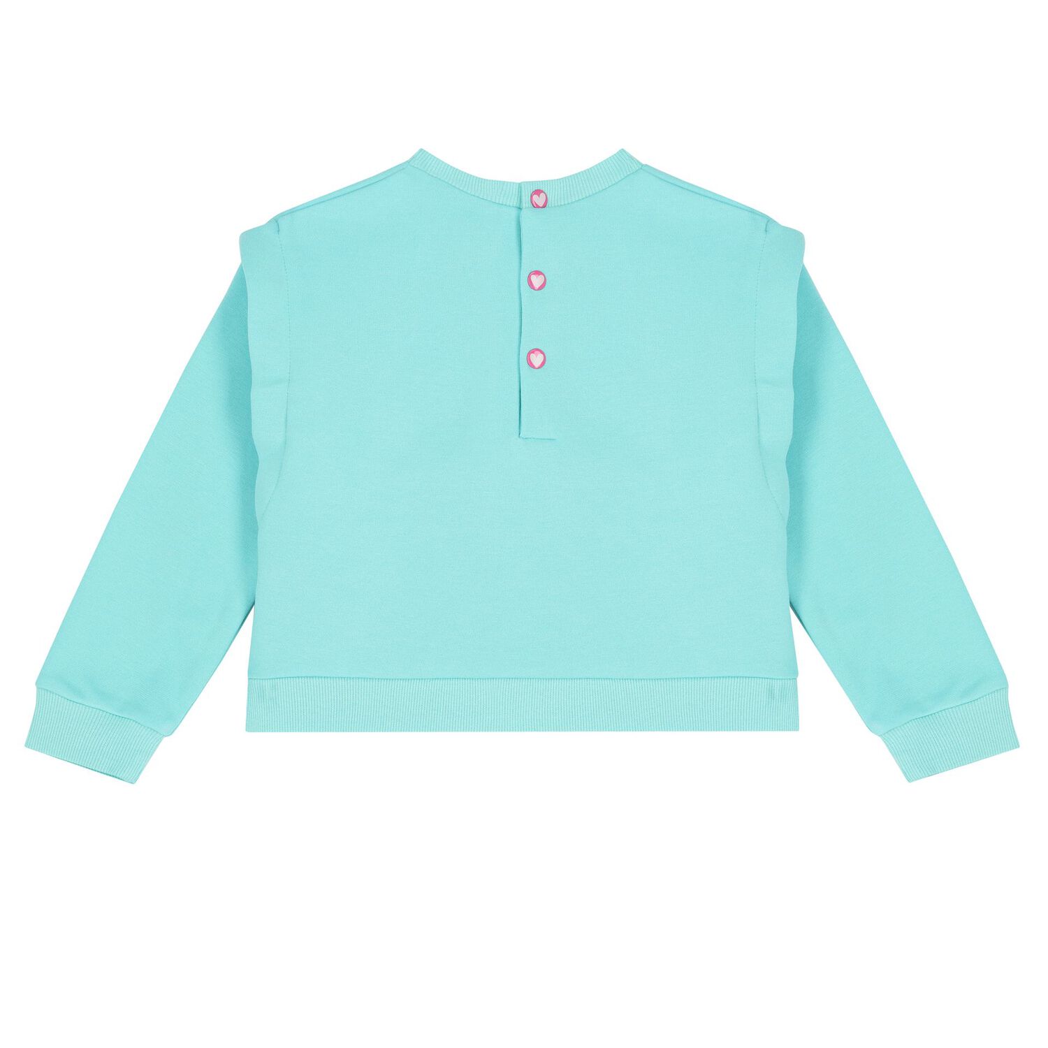 Girl Aqua & Pink Logo Heart Skirt Set, 1, hi-res