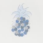 Girls White & Blue Embellished Skirt Set, 1, hi-res