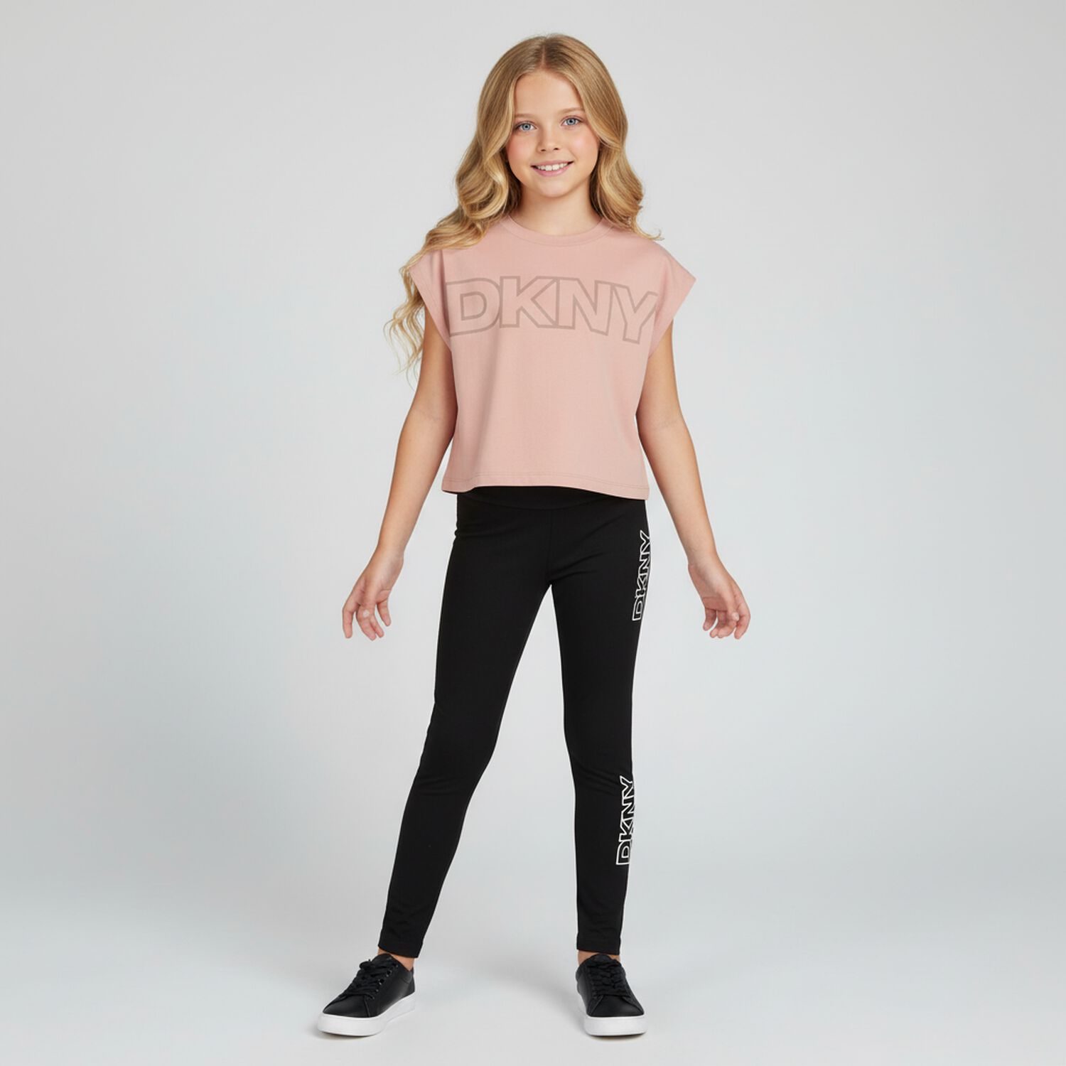 Girls Pink Logo T-Shirt, 2, hi-res