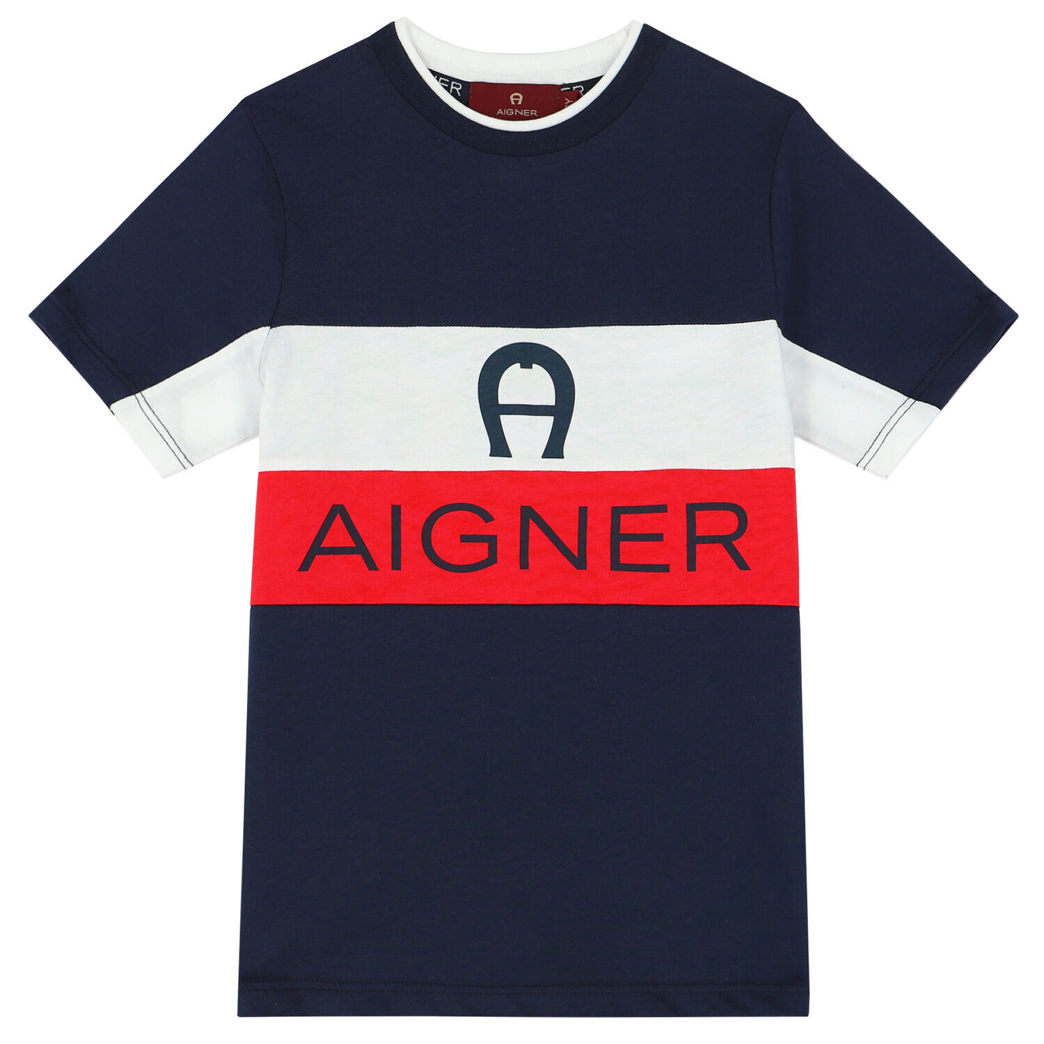 Boys Navy Logo T-Shirt, 1, hi-res