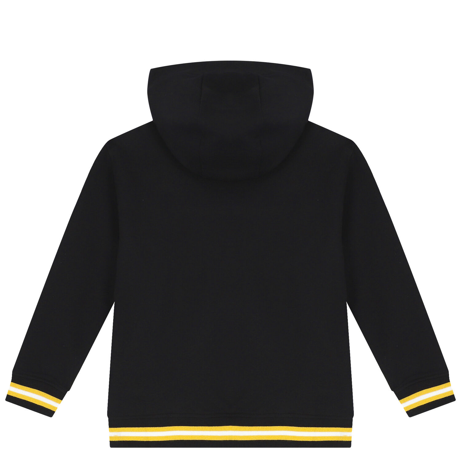 Boys Black Logo Hooded Top, 1, hi-res image number null