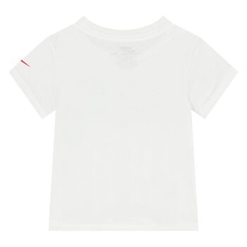 Younger Boys White Logo T-Shirt
