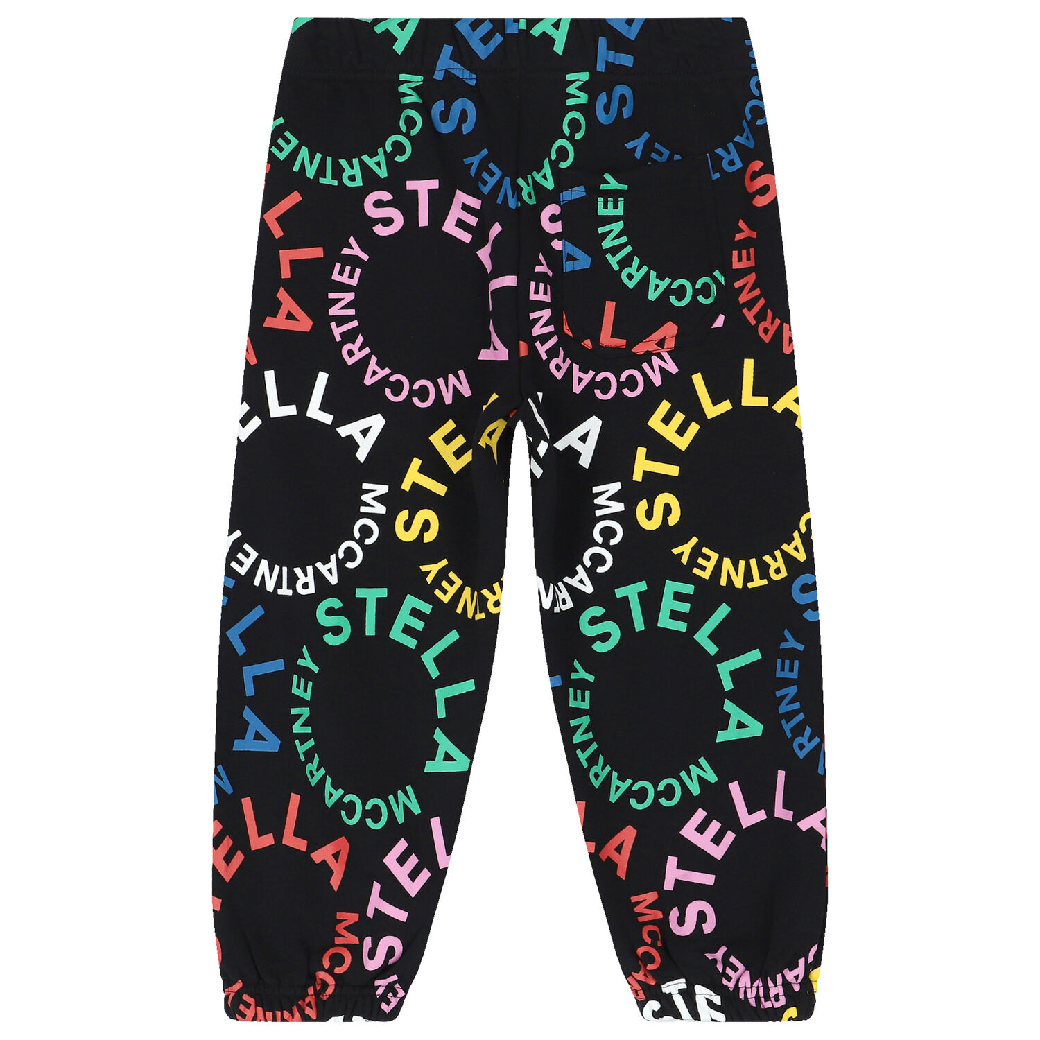 Girls Black Logo Joggers, 1, hi-res image number null