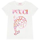 Girls White Logo Fontane T-Shirt, 3, hi-res