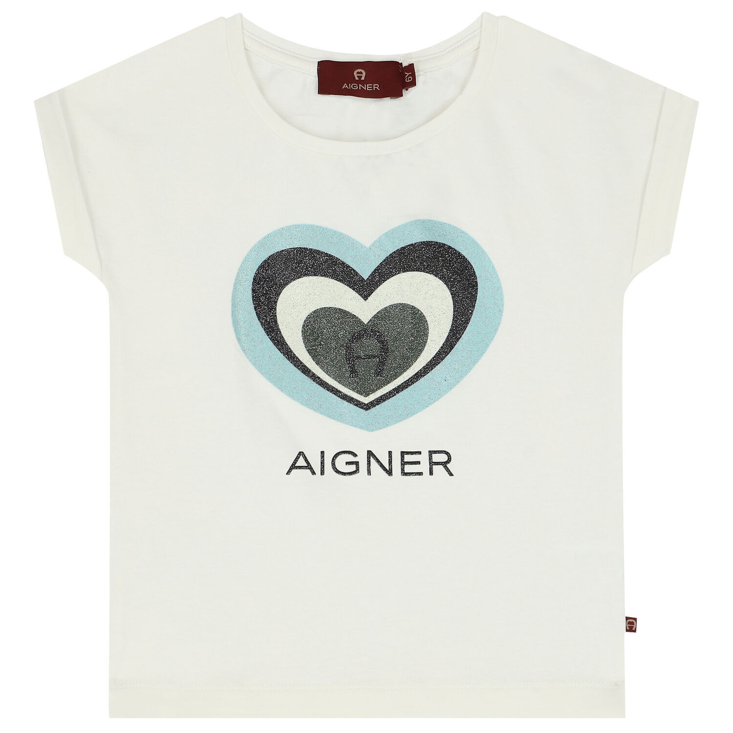 Girls Ivory Logo T-Shirt, 1, hi-res image number null