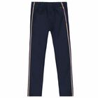 Boys Navy Blue Trousers, 1, hi-res