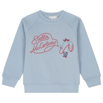 Boys Blue Logo Sweatshirt