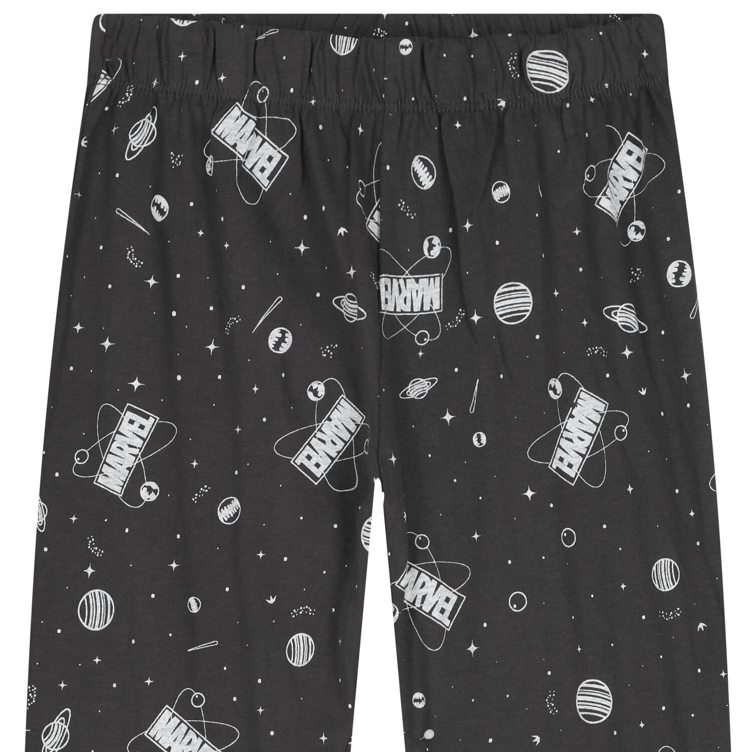 Boys Green & Grey Marvel Pyjamas, 2, hi-res