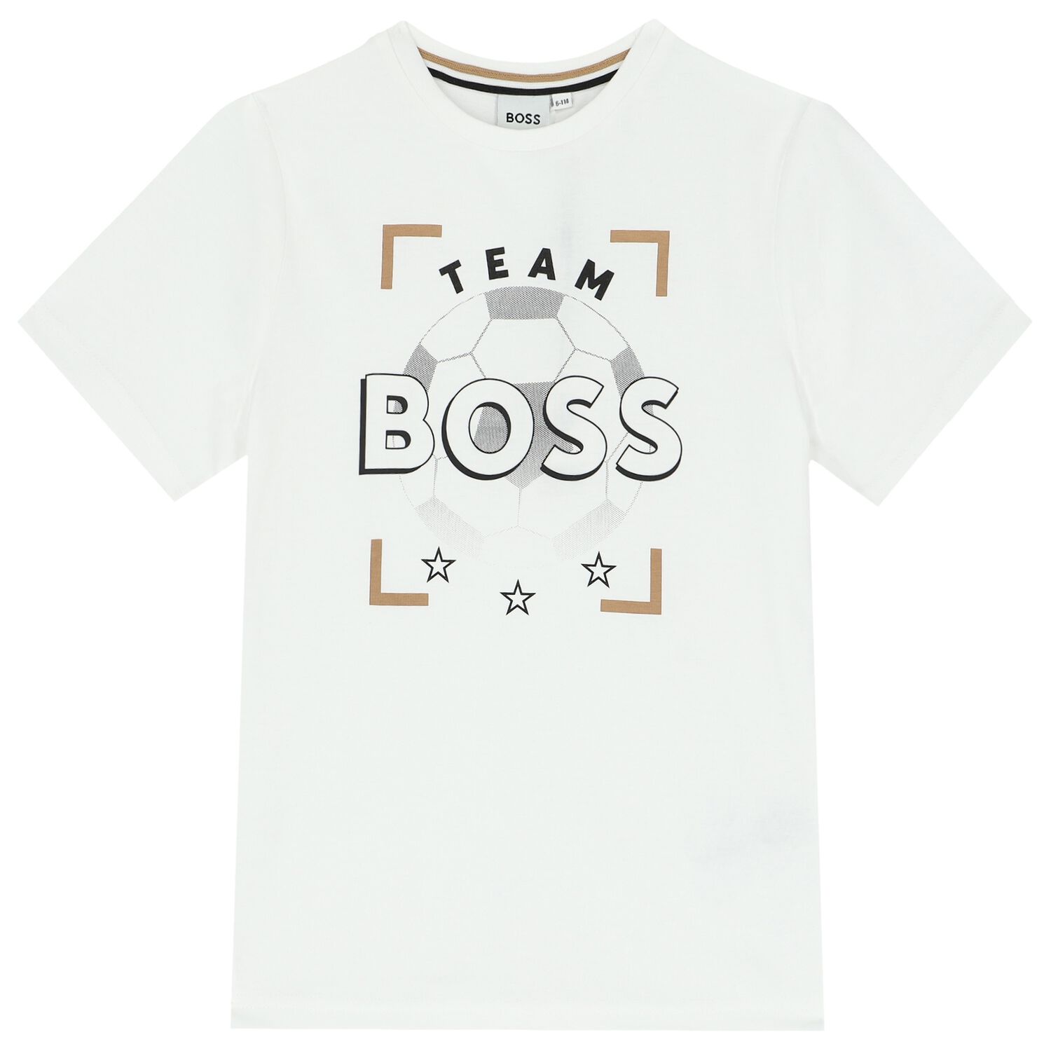 Boys White Logo T-Shirt, 1, hi-res