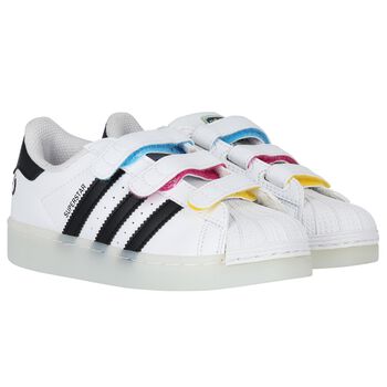 White Superstar Led Lights Trainers