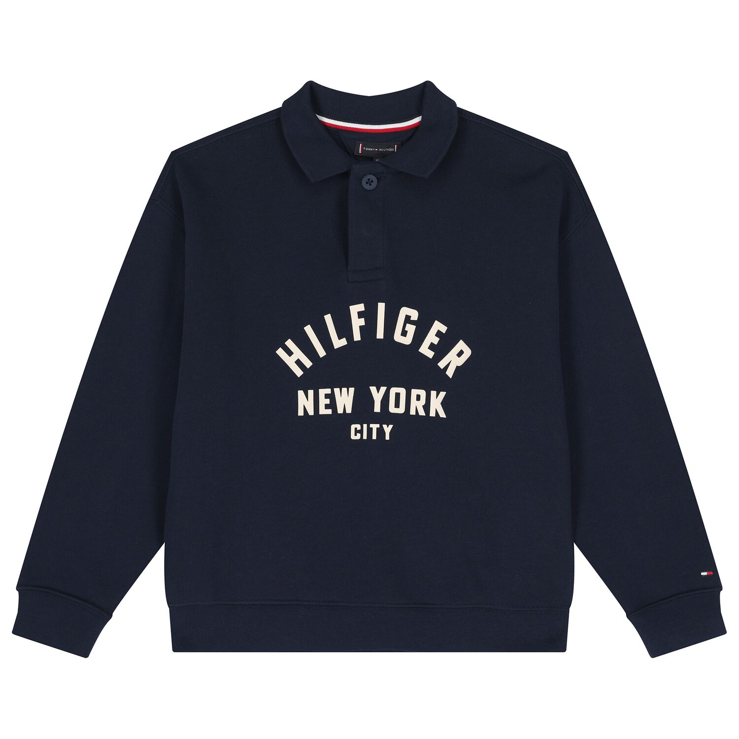Boys Navy Blue Logo Sweatshirts, 1, hi-res image number null