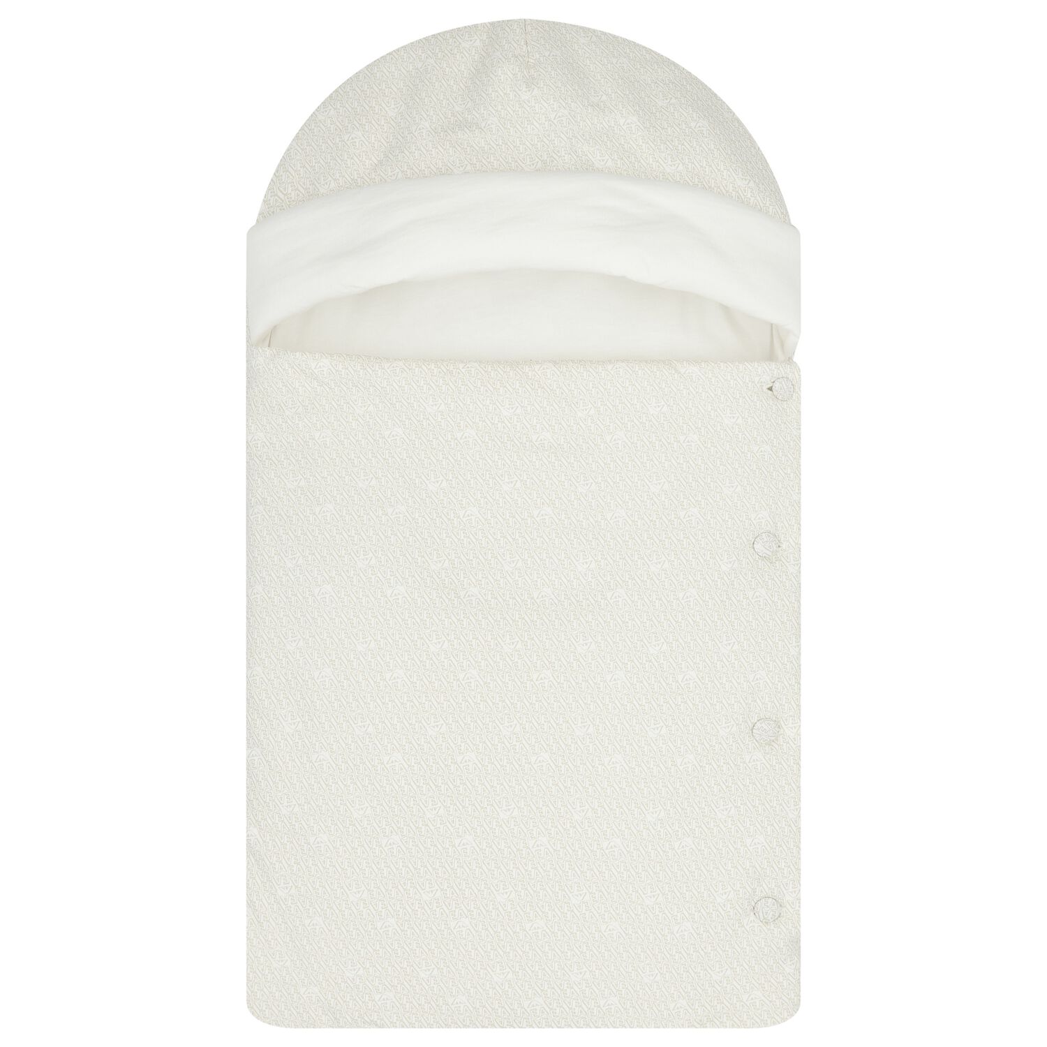 Ivory & Beige Logo Baby Nest, 4, hi-res