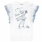 Girls White & Blue Tinker Bell Jumper Dress, 1, hi-res